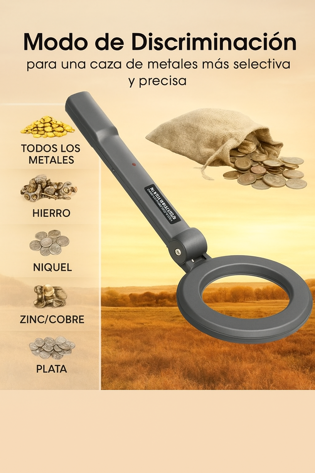 Detector de metales alta calidad ANENG DM3004A